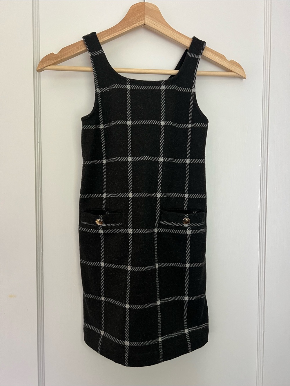Abercrombie Kids Plaid Dress Jumper 7/8